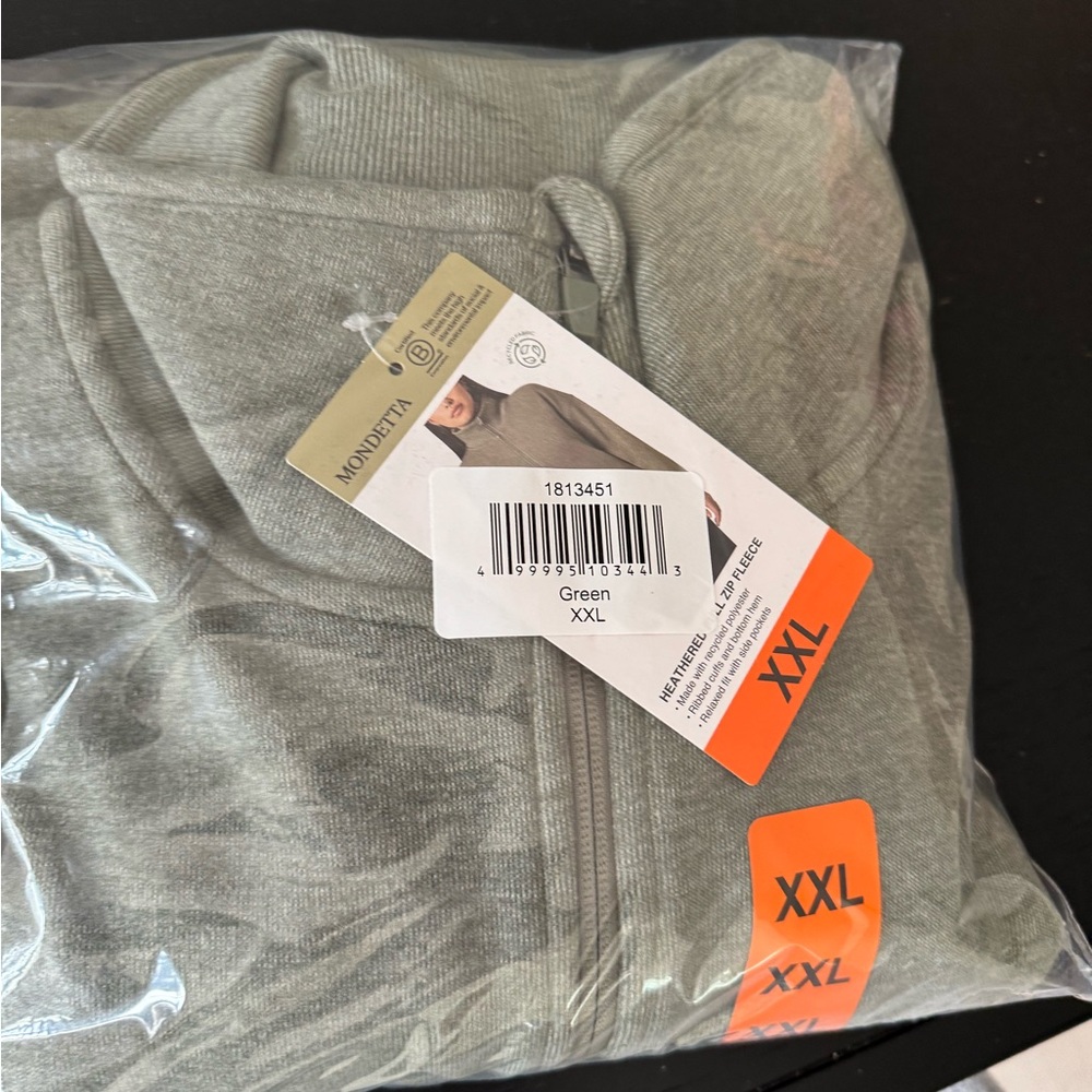 NWT Mondetta Ladies' Fleece Full-Zip Jacket